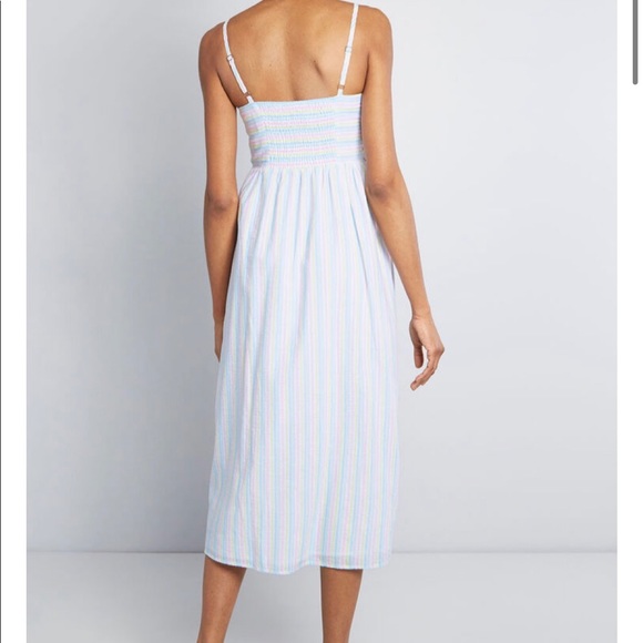 🆕ModCloth Quite Clearly Charismatic Midi Dress - Picture 2 of 7